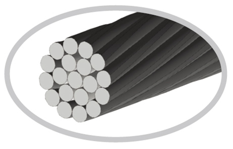 Inner Wires-TCI:TRIBUNE INNER-WIRE Slick & PTFE Coated/Stainless Steel TYPE 2