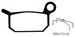 Disc Brake Pads-FORMULA: DPS-FO-02-X-B